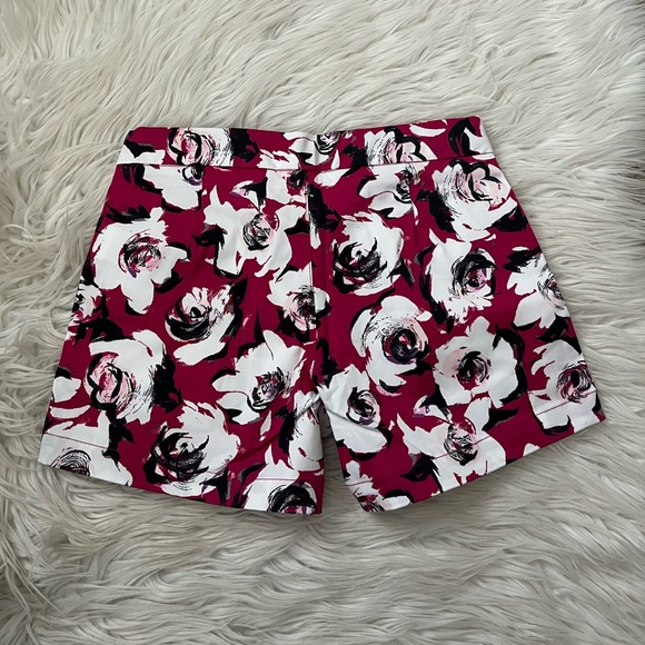 {Kate Spade} Floral Shorts in Raspberry - Girl's 5 - NWT - Picture 5 of 10